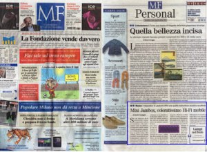 Mini Jambox, Milano Finanza