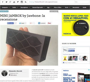 Mini Jambox, techgenius