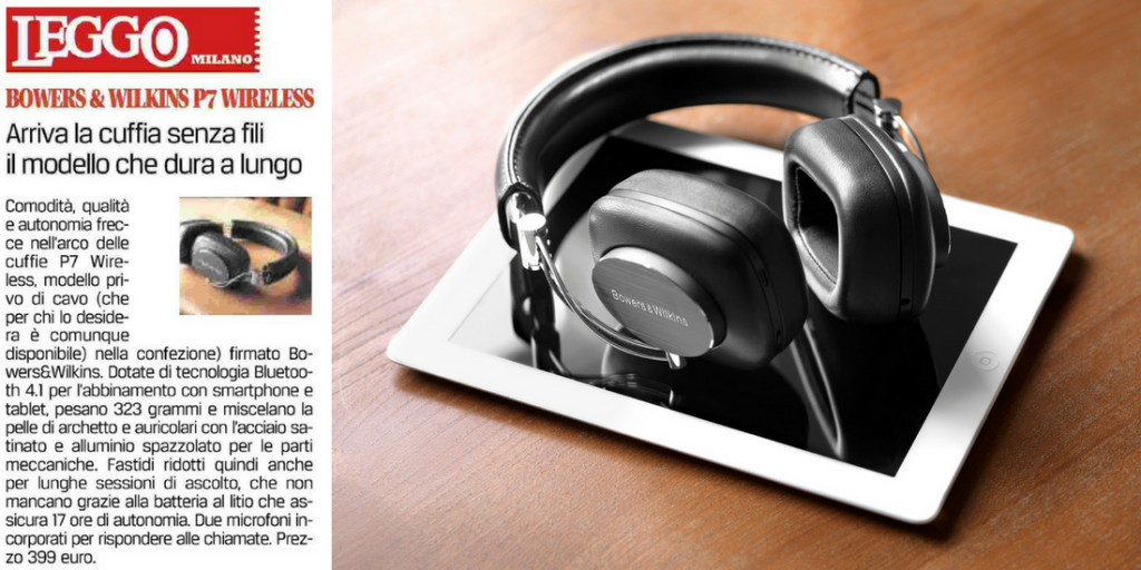 P7 Wireless di Bowers & Wilkins