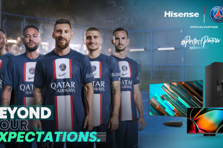 Hisense celebra il terzo anno con il Paris Saint-Germain