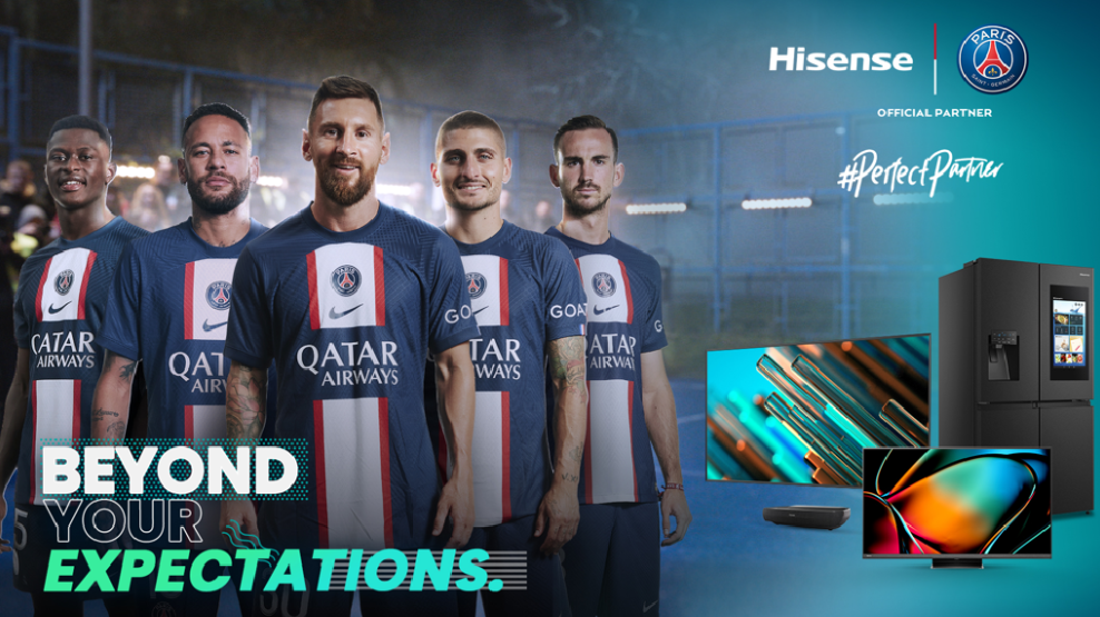 Hisense celebra il terzo anno con il Paris Saint-Germain