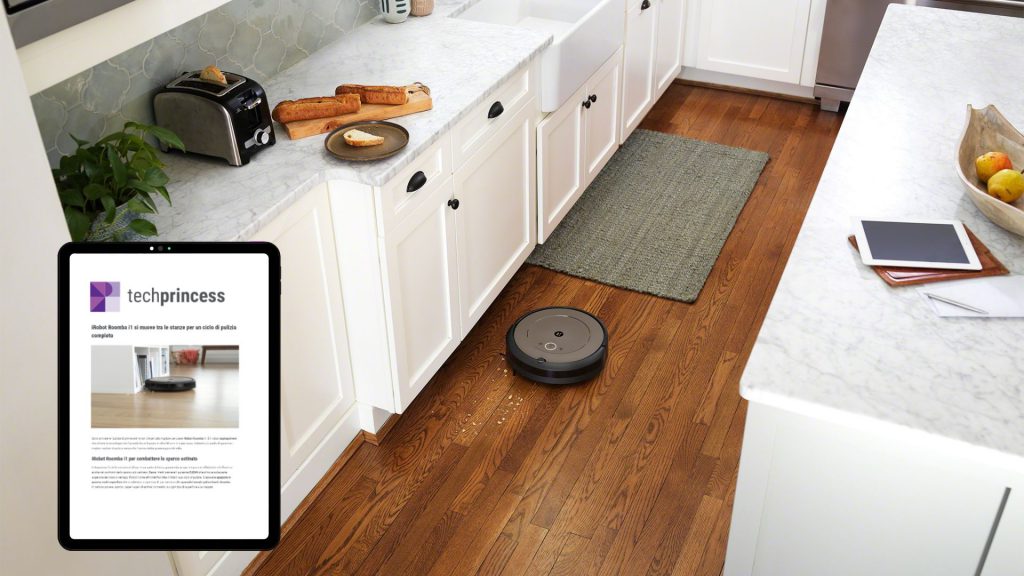 iRobot Roomba i1 si muove tra le stanze per un ciclo di pulizia completo