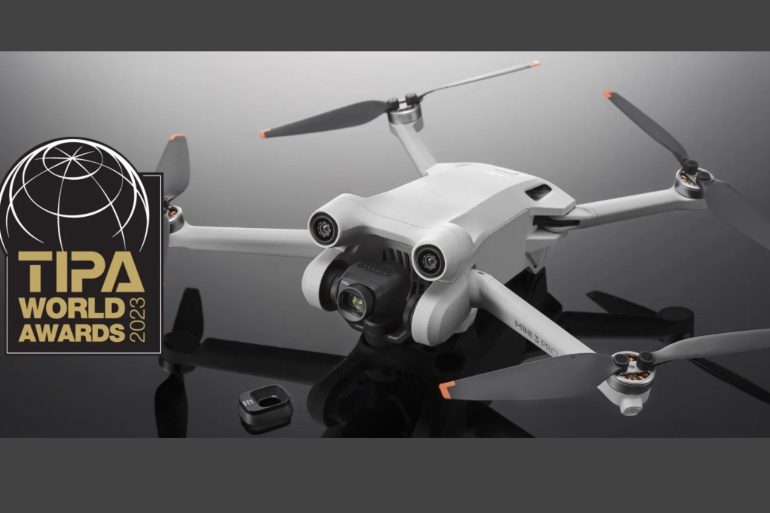 DJI Mini 3 Pro premiato ai Tipa Awards 2023 "Best Drone"