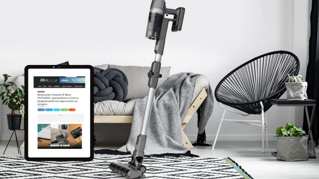 Hisense Hi Move è un'aspirapolvere di design per una pulizia perfetta