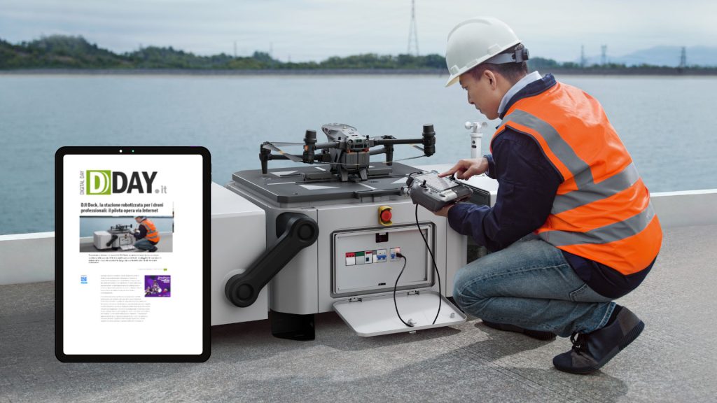 DJI Dock, la stazione robotizzata per i droni professionali: il pilota opera via Internet