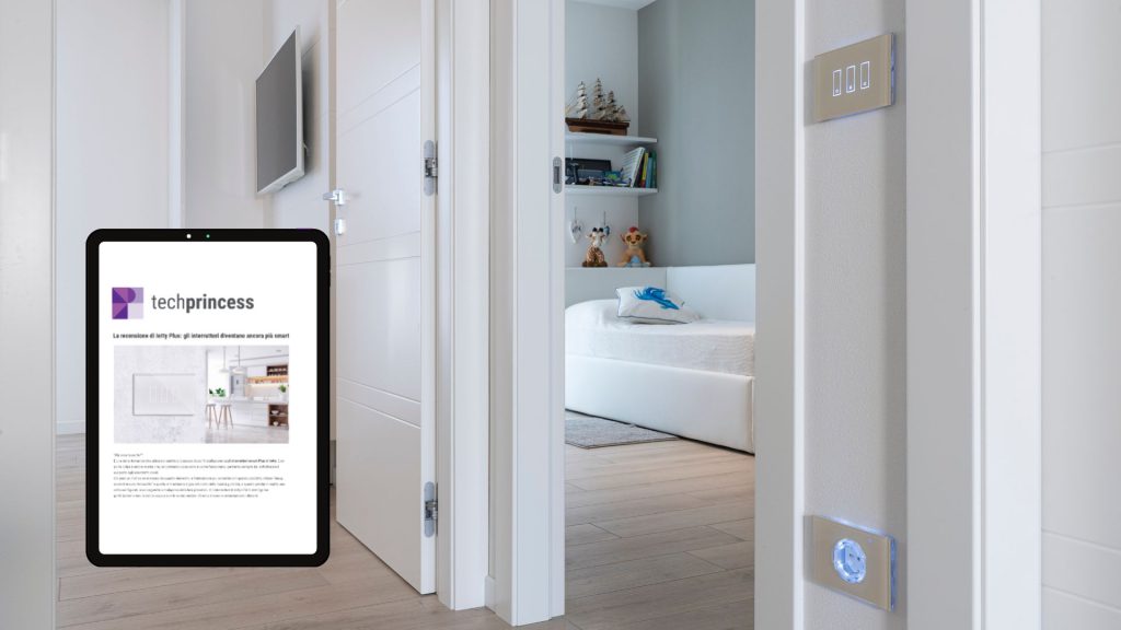 I nuovi interruttori iotty plus rendono la casa ancora più intelligente