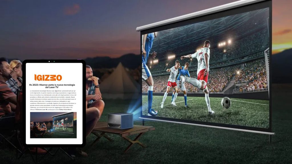 A IFA 2023 Hisense presenta la sua nuova tecnologia dei Laser TV