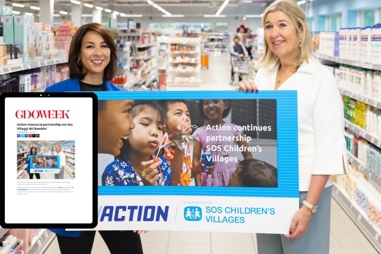 Action sostiene il progetto di SOS Villaggi dei Bambini a livello globale