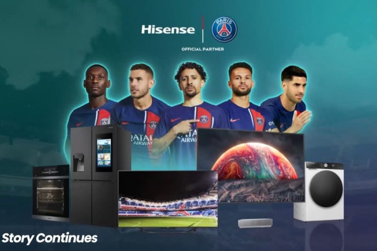 Hisense e Paris Saint-Germain festeggiano il rinnovo della loro partnership