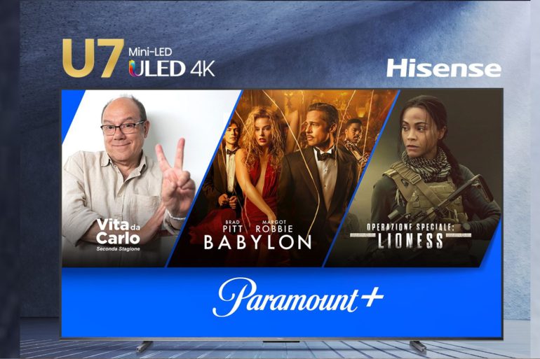 Paramount+ arriva sui dispositivi Hisense powered by VIDAA U4 o superiore