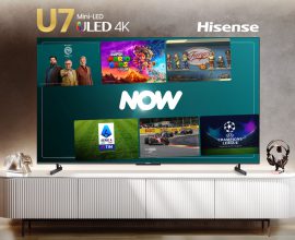 Arriva sugli smart Tv di Hisense tutto l’intrattenimento dell'app NOW