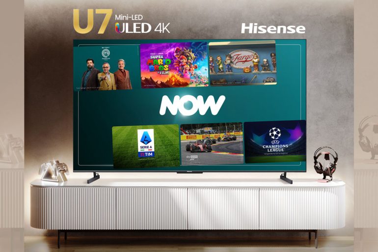 Arriva sugli smart Tv di Hisense tutto l’intrattenimento dell'app NOW