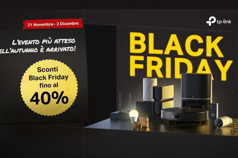 Per il Black Friday 2024 TP-Link sconta i suoi prodotti fino al 40%