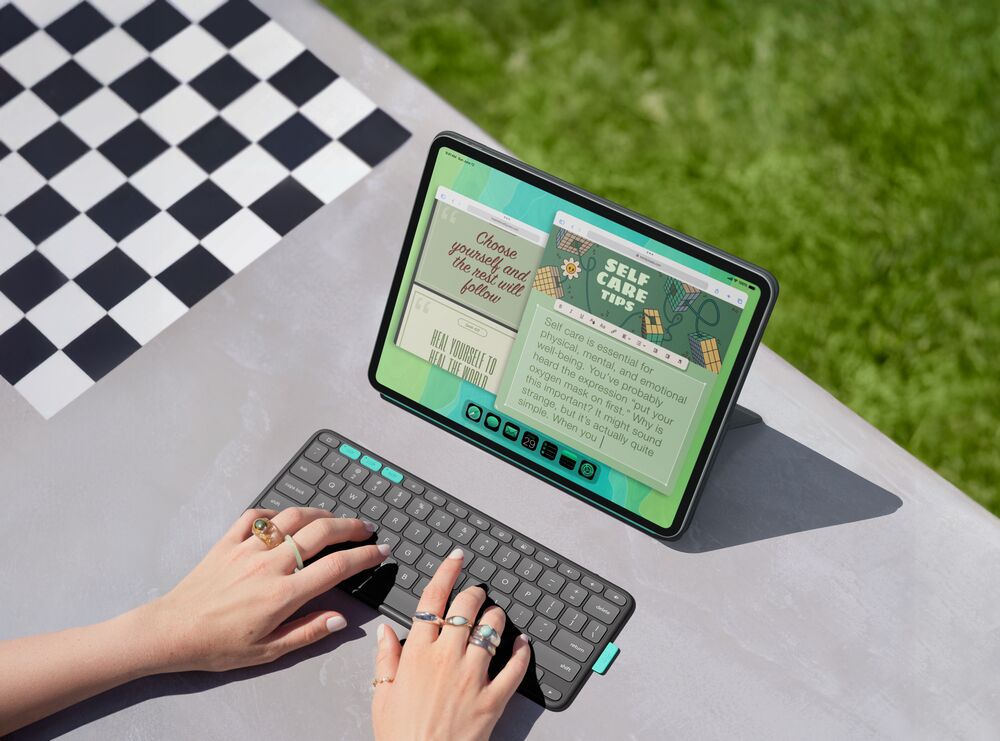 Logitech lancia Flip Folio, la nuova custodia per iPad con tastiera integrata