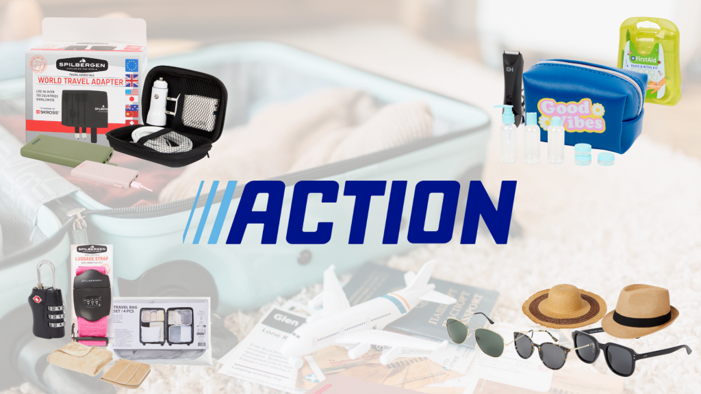 Action ti aiuta a scegliere cosa mettere in valigia per viaggiare senza pensieri