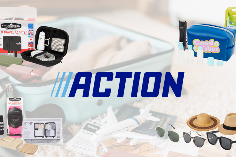 Action ti aiuta a scegliere cosa mettere in valigia per viaggiare senza pensieri