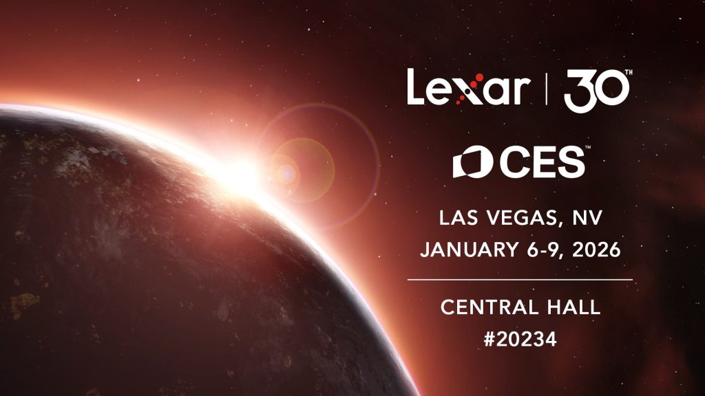 Al CES 2026 Lexar celebra 30 anni di innovazione e presenta nuovi prodotti