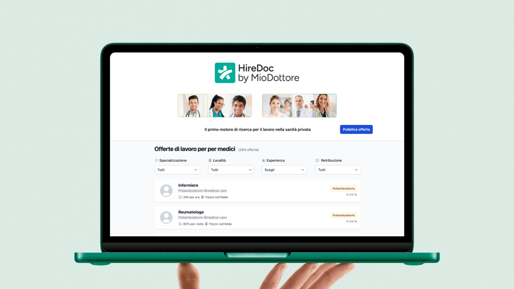 MioDottore lancia HireDoc per cambiare il recruiting medico italiano