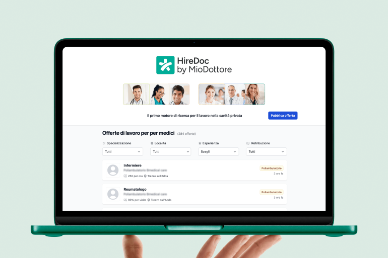 MioDottore lancia HireDoc per cambiare il recruiting medico italiano