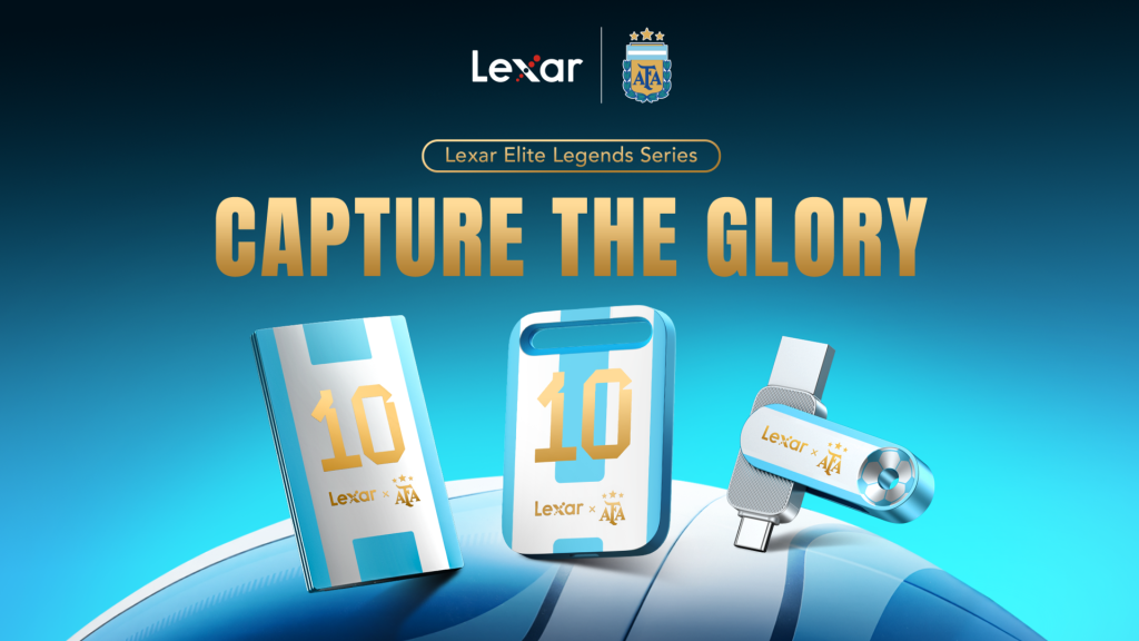 Lexar celebra la passione per il calcio argentino con i nuovi dispositivi Elite Legends Series