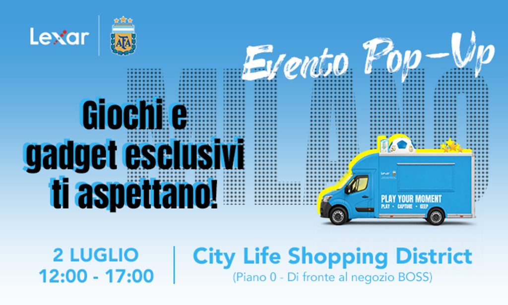 Lexar porta a Milano il roadshow calcistico internazionale 