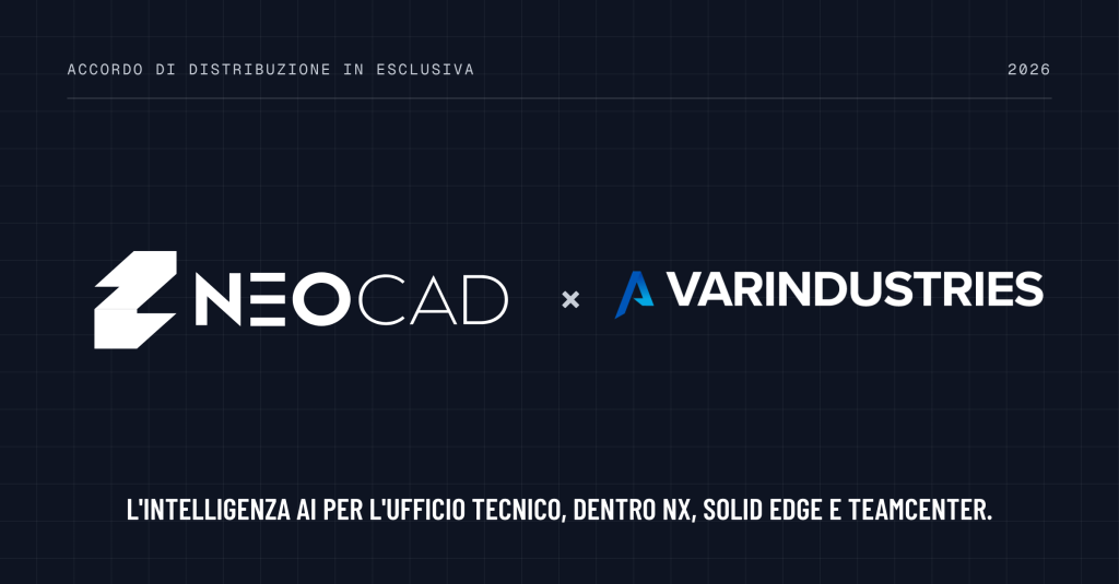 NEOCAD e Var Industries siglano un accordo in esclusiva per portare l'AI negli uffici tecnici